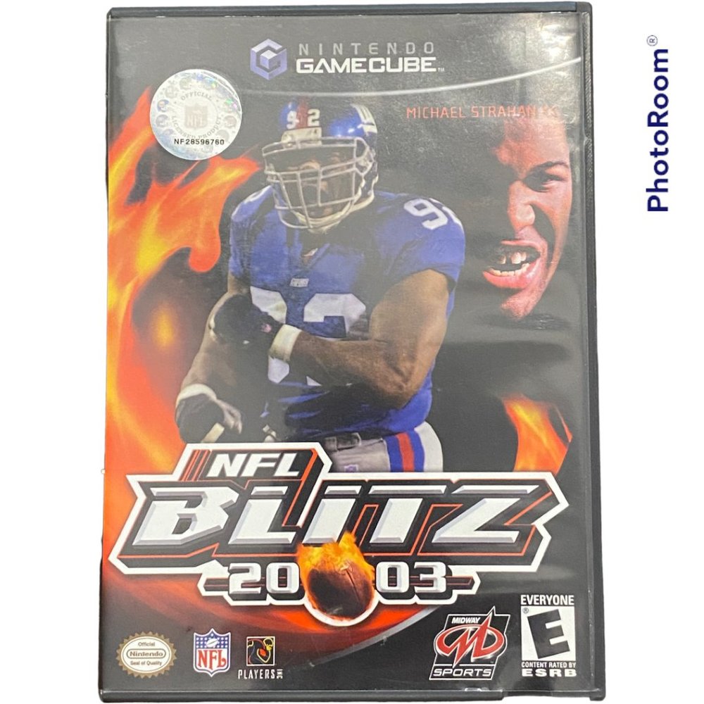 Nintendo GameCube - NFL Blitz 2003 game, complete with manual